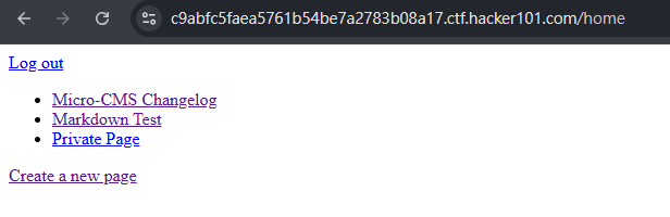 login success